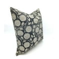 thumbnail image 2 of Fabdivine Thick Cotton Hand Block Print Farmhouse Throw Cushion Cover , 26"X26", Black, 2 of 5