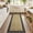 Flax Black, variant on Entryway Rug 2x6 Modern Bordered Runner Rug Washable Kitchen Runners for Hallway Non-Slip Low-Pile Soft Carpet Floral Print Bathroom Mat for Bedroom Laundry Room, Yellow