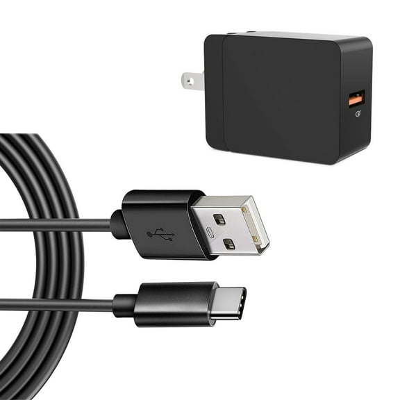 6ft Long USB-C Cable 18W Fast Home Charger for Motorola Moto G Stylus 5G (2024) - Power Cord Wall AC Adapter Long Wire QC3 for Motorola Moto G Stylus 5G (2024)