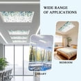 thumbnail image 3 of Blue Green Eucalyptus Fluorescent Light Covers for Ceiling Lights 4x2 feet,4 Pack Magnetic Light Filters for Classroom,Sage Gradient Leaves Butterfly Fluorescent Light Shade Panel for Office School, 3 of 9