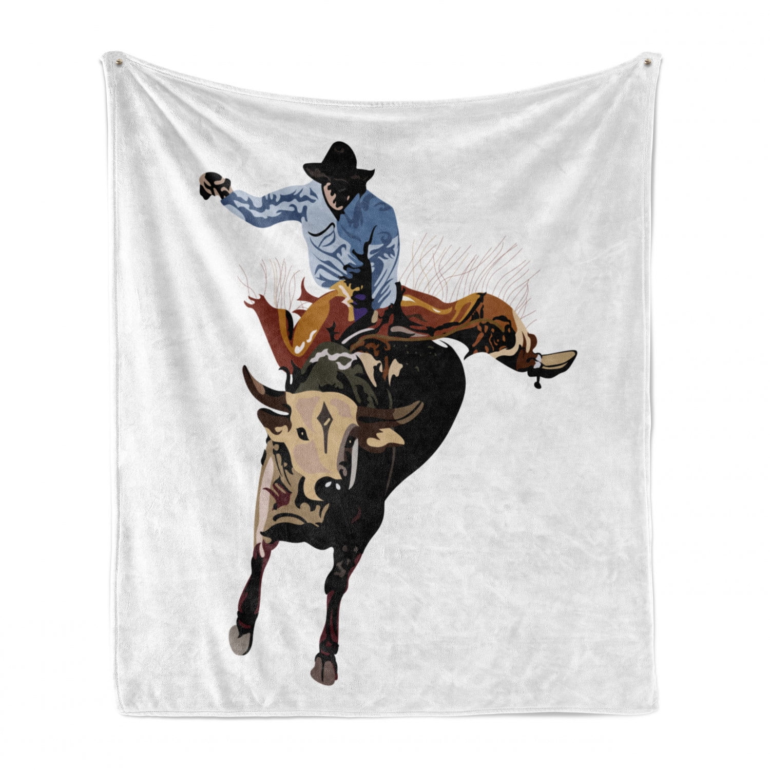 NEW RODEO COW HIDE Super Soft Light Weight Sherpa Luxury Throw Blanket 50" x 70" 