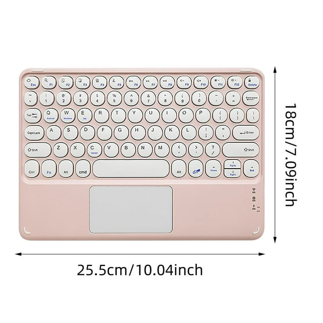 JJKBVCLO Keyboard Compatible With Phones And IPad 11 Ergonomic Round Key Control Long Battery Life Scissor Design OS Support For And Craft Use