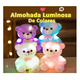 thumbnail image 4 of Oso De Peluche Con Moño De Luz Led Belug azul de 22 cm, 4 of 5