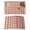 Orange, variant on Vintage Blue Check Placemats Set of 2 Buffalo Plaid Farmhouse Country Stripe Place Mats Indoor Wipeable Table Mats Washable Cloth Dining Table Placemats for Kitchen Holiday Party Decor 13x19 Inch