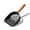 Black - Round Holes, variant on CrazyMall Non-Slip Stainless Steel Cat Litter Scoop with Solid Wood Handle, Silver Long Strip