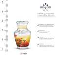thumbnail image 2 of JAGASY Hummingbird Urn for siblings - Yellow Small Urn for Ashes Adult Male - Hummingbird Couple Decorative Cremation Urns - Flowers Urns for Human Ashes Keepsake - (3 Inch), 2 of 7