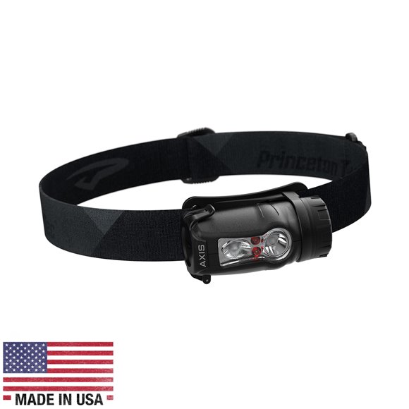 Princeton Tec AXRC21-BK/DK Princeton Tec Axis Rechargeable LED HeadLamp - Black/Grey