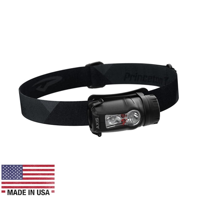 Princeton Tec AXRC21-BK/DK Princeton Tec Axis Rechargeable LED HeadLamp - Black/Grey