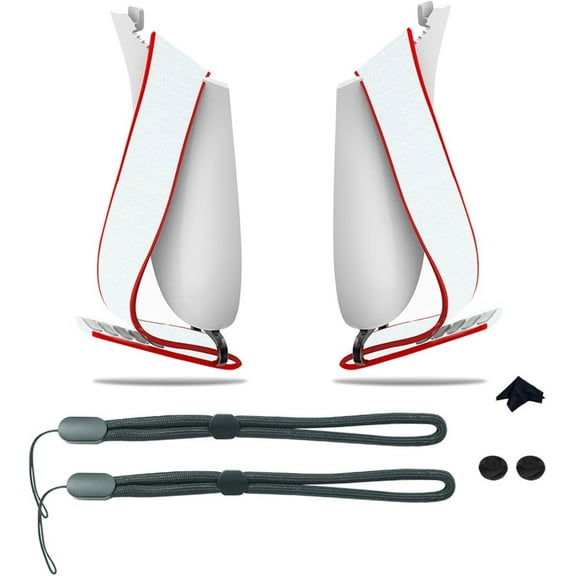 Replacement Controller Grips Straps for Meta Quest 3S, Adjustable Hand Straps for Quest 3 Controller, Comfortable and Easy to Install with 2 Thumb Grip Caps