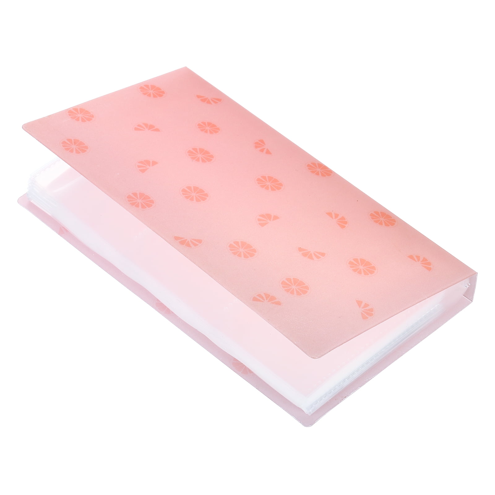 Uxcell Plastic Business Card Holder Binder Books Photocard Organizer