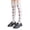 White-A, variant on Baby Girls Long Tube Socks Spring Autumn Thin Kids Strawberry Printed Socks Over Knee Length Stockings
