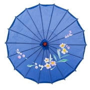 THY COLLECTIBLES 33" Japanese Chinese Umbrella Parasol For Wedding Parties, Photography, Costumes, Cosplay, Decoration And Other Events (Blue)