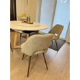 thumbnail image 3 of KOSSMAI Fabric Upholstered Dining Side Chairs, Gray (Set of 4), 3 of 9
