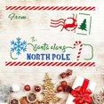 thumbnail image 6 of Letter to Santa Claus Stencil 11.7x8.3 inch Christmas Stamps North Pole Express Stencils Plastic Snowflakes Deer Tree Patterns Template Reusable Stencils for DIY Crafts Home Decor, 6 of 9