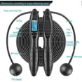 thumbnail image 2 of Jump rope fitness counter Digital wireless jump rope with calorie counter for training and fitness, 2 of 5