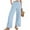 Sky Blue -CI52, variant on Nestiefly Womens Wide Leg Palazzo Linen Pants High Waist Split Ankle Casual Lounge Beach Vacation Pants 2026 Spring Summer Khaki 3XL