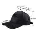 thumbnail image 5 of Toptie Camouflage Baseball Cap 6 Panel Quick-Dry Baseball Cap Unisex Adjustable Tactical Hat-Black, 5 of 6
