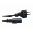 thumbnail image 3 of C2G 03138 14 AWG European Power Cord - CEE7/7 to IEC320C13, TAA Compliant, Black (8.20 Feet, 2.5 Meters), 3 of 4