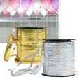 thumbnail image 1 of Balloon Ribbon Foil Satin Curling Ribbons Birthday Christmas Balloon Ribbon Wedding Home Decor Room Cake Band Crafts Kids DIY Accessories Silver, 1 of 6