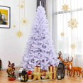 thumbnail image 1 of Costway 7.5Ft Hinged Artificial Christmas Tree Premium Pine Tree 1346 Tips w/Metal Stand, 1 of 10