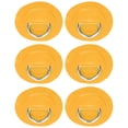 thumbnail image 4 of Juego de cuerda elástica con parche de anillo en D de PVC, 6 uds., juego de cuerda elástica con parche de anillo en D de acero inoxidable, color amarillo, 4 of 10