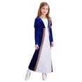 thumbnail image 2 of Doomiva Kids Girls Renaissance Maxi Dress Velvet  Medieval Princess Victorian Queen Gown Royal Blue 8, 2 of 7