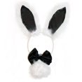 thumbnail image 2 of Diadema Con orejas de Conejo perfecl para mujeres y niñas Con pajarita y cola, 2 of 8