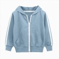 thumbnail image 2 of Gibobby Hoodie Toddler Kids Zip Up Hoodie Soft Sweatshirt Back To School 2T 3T 4T 5T 6T 7T 8T Kids Hoodies For Toddler Zipper Hoodie Sweatshirts(12-18 Months,Light Blue), 2 of 6
