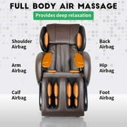 BestMassage Zero Gravity Shiatsu Massage Chair Full Body Recliner with Built-In Heat Therapy