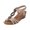 Gold, variant on Samickarr Summer Sandals For Women Indoor And Outdoor Wide Slope Heel Sandals Soft Soled Retro Roman Shoes
