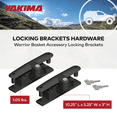 thumbnail image 4 of YAKIMA Locking Brackets for Securing Cargo Warrior Baskets, Set of 2, 4 of 11