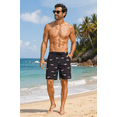 thumbnail image 4 of 2 in 1 Mens Swim Trunks with Compression Liner, 7 Inch Liner Board Shorts for Men, Beach & Swim Shorts, Gifts for Men, 4 of 8