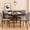 Black01, variant on BSHTI 32" Square Folding Table – No Assembly Portable Card Table, PVC Top with Metal Frame, Indoor Outdoor Use for Dining Room, Living Room, Office & Camping, Black