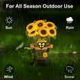 thumbnail image 5 of Yard Light Sunflower House Lamp Solar Powered Garden Lights - Best Garden Gifts for Mothers Day, Housewarming, Festival, 5 of 8