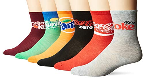 Fun Crazy Mid Crew Socks Mens Womens Adult Kid Youth Fits Sizes 5-12  80 Designs 