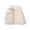 White, variant on KAUOD Boys Girls Fleece-Lined Puffer Vest Snap Buttons Lightweight Warm Sleeveless down Jackets Kids Thick Quilted Outwear