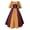 Yellow, variant on QLEICOM Women Vintage Cosplay Victorian Gothic Corset Dress, Medieval Renaissance Costume Dress, Gothic Patchwork Lace Dress, Halloween Costume One Shoulder Bodycon Dress Coffee 5XL