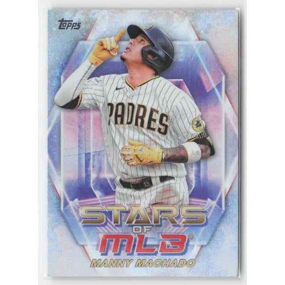 2023 Topps Stars of MLB Chrome SMLBC-55 Manny Machado Padres Baseball Card
