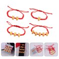 thumbnail image 4 of 4Pcs Braided Bracelet Chinese Style Rabbit Design Woven Bracelet Zodiac Rabbit Bracelet, 4 of 8