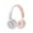 White, variant on Bouanq Bluetooth Headphones Bluetooth Headset Headset Bluetooth 5.0 Foldable Gaming Wireless Headset Macaron Bass Call Headset Blue Headphones for Kids for School