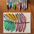 thumbnail image 3 of Sharpie Brush Twin Permanent Markers, Brush Tip Marker and Ultra Fine Tip Marker, Assorted, 12 Count, 3 of 5
