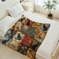 thumbnail image 4 of Flannel Fleece Blanket for Bed & Sofa - Soft Printed Throw Blanket, Fuzzy Blanket & Throw 50x60 Inches, 4 of 5