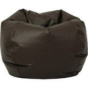 Vinyl Bean Bag Chair, Brown