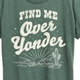 thumbnail image 3 of Instant Message - Find Me Over Yonder - Women's Short Sleeve Graphic T-Shirt, 3 of 6