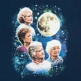 thumbnail image 4 of Bioworld Golden Girls 80's Wolf Moon Men's Funny T-Shirt | Navy Unisex, 4 of 7
