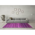 thumbnail image 3 of Ahgly Company Indoor Rectangle Abstract Purple Modern Area Rugs, 8' x 12', 3 of 4