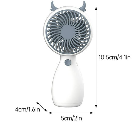 

Ausyst Portable Fan Small Electric Fan Handheld Portable Rechargeable Mini Student Handheld Dormitory Class Summer Clearance