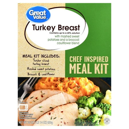 Great Value Chef Inspired Meal Kit Turkey Breast, 30 oz