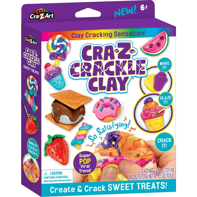 Cra-Z-Art Cra-Z-Crackle Clay Soft Modelite Dough, 1 Multicolor Set