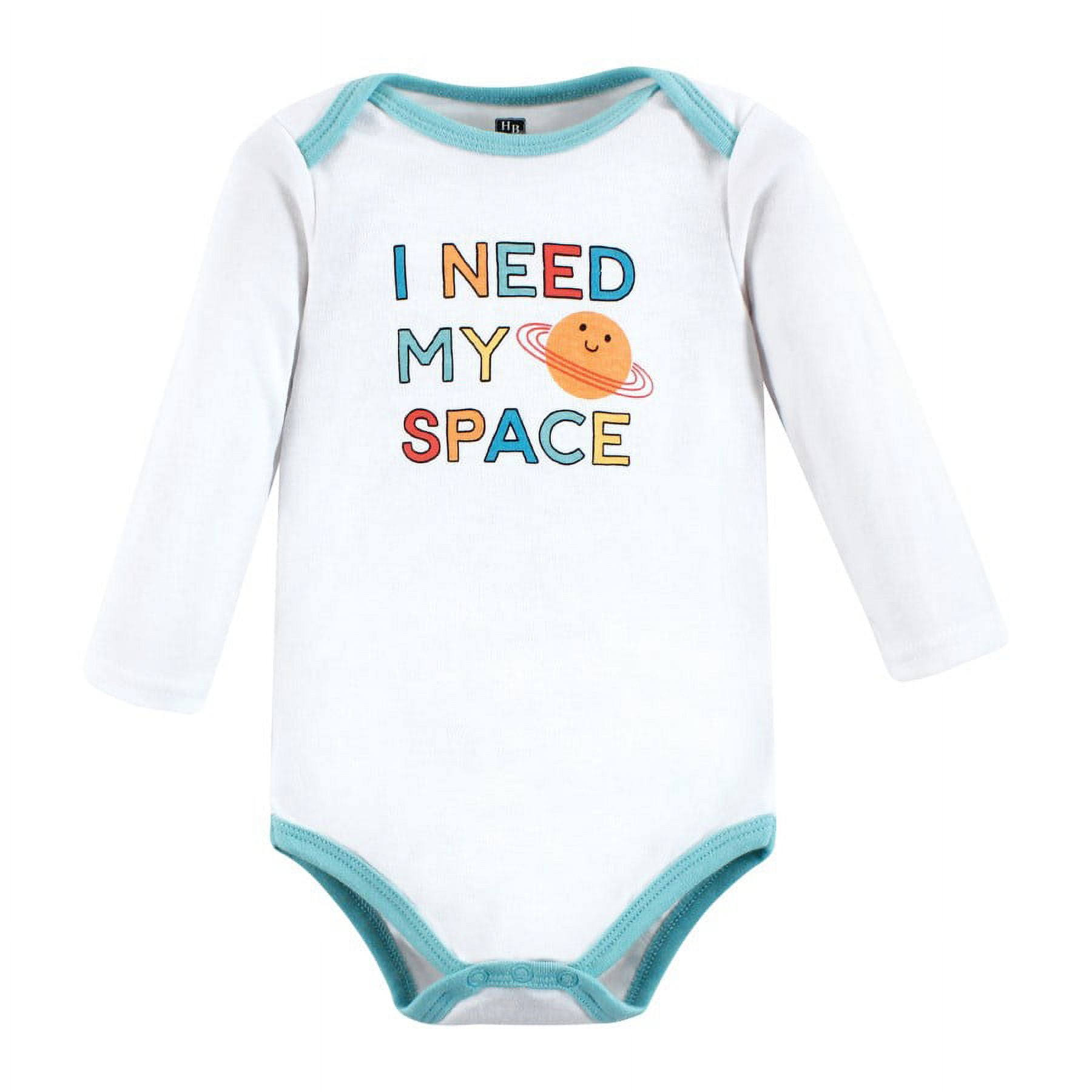 Hudson Baby Cotton Long-Sleeve Bodysuits, 7-Pack, Newborn-24 Months